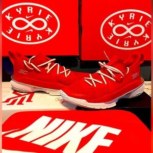 Under Armour Men's Curry 7 Team Red Men’s Size 11